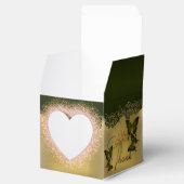 Caja de regalo con agradecimiento con mariposa フェイバーボックス (オープン)