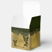 Caja de regalo con agradecimiento con mariposas フェイバーボックス (オープン)