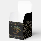 Caja de regalo con brillo y agradecimiento フェイバーボックス (オープン)