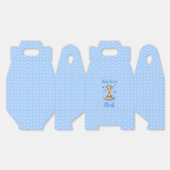 Caja de regalo customizable baby giraffe フェイバーボックス (見開き)