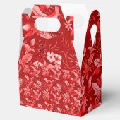 Caja de regalo flores rojas フェイバーボックス (オープン)