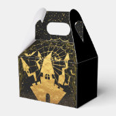 Caja de regalo negra  para Halloween フェイバーボックス (裏面サイド)
