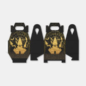 Caja de regalo negra  para Halloween フェイバーボックス (折り畳みなし)