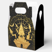 Caja de regalo negra  para Halloween フェイバーボックス (オープン)