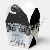 Caja de regalo para cumple lujosa con brillo フェイバーボックス (オープン)