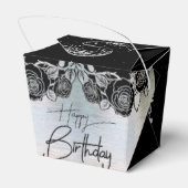 Caja de regalo para cumple lujosa con brillo フェイバーボックス (裏面サイド)