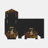 Caja de regalo para HALLOWEEN con purpurina フェイバーボックス (折り畳みなし)
