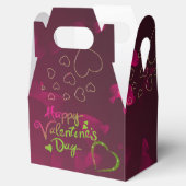 caja de regalo  san Valentín con corazones フェイバーボックス (オープン)