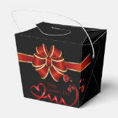 caja de regalos para San Valentín con cinta フェイバーボックス (裏面サイド)
