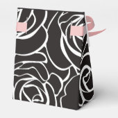 Caja Detalle Elegante para Regalo Black Roses フェイバーボックス (裏面サイド)