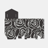 Caja Detalle Elegante para Regalo Black Roses フェイバーボックス (折り畳みなし)