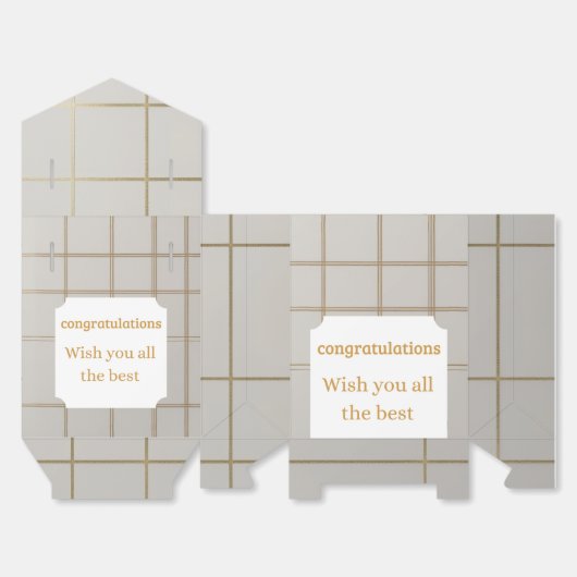 caja obsequio regalo フェイバーボックス (見開き)