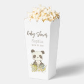 Caja Palomitas Baby Shower Panda フェイバーボックス (はじけた状態)