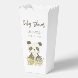 Caja Palomitas Baby Shower Panda フェイバーボックス