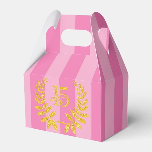 Caja  para recuerdo de 15 años フェイバーボックス (正面サイド)