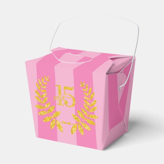 Caja para recuerdo de 15 años フェイバーボックス (正面サイド)