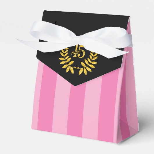 Caja para recuerdos 15 Años フェイバーボックス (正面サイド)