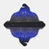 caja para regalo azul con decoración フェイバーボックス (折り畳みなし)