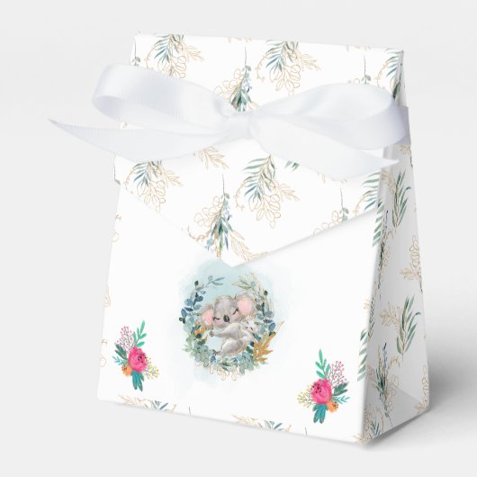 Caja para regalo Baby Shower フェイバーボックス (正面サイド)