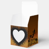 Caja para regalo con corazón y feliz Halloween フェイバーボックス (オープン)