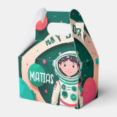 Caja para regalo cumpleaños personalizado フェイバーボックス (正面サイド)