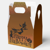 Caja para regalo de Halloween con bruja フェイバーボックス (オープン)