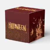 Caja para  regalo en forma corazón para Halloween フェイバーボックス (裏面サイド)