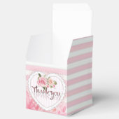 caja para regalo floral con agradecimiento フェイバーボックス (オープン)