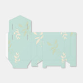 Caja para regalos con diseño floral. フェイバーボックス (折り畳みなし)