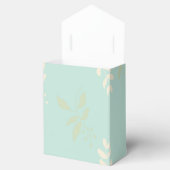 Caja para regalos con diseño floral. フェイバーボックス (オープン)