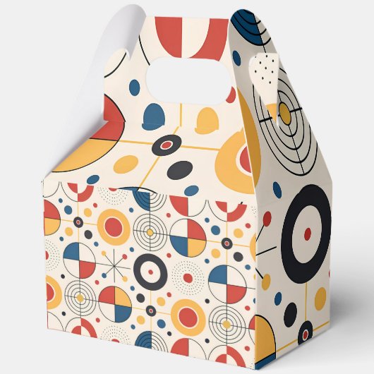 Caja regalo diseño geométrico フェイバーボックス (裏面)