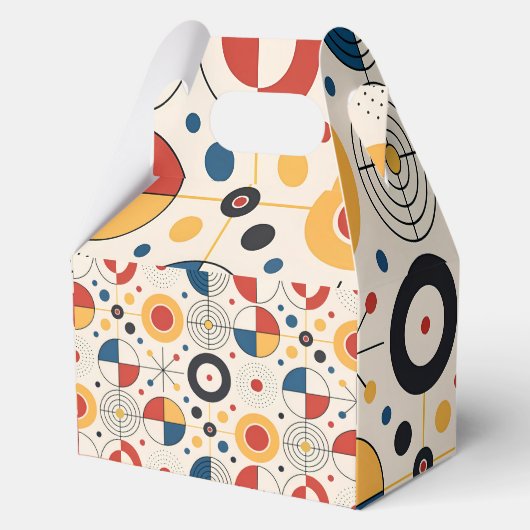 Caja regalo diseño geométrico フェイバーボックス (裏面)