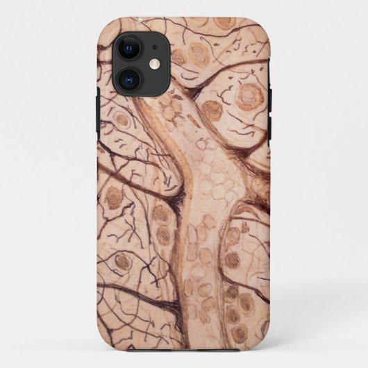 Cajalのニューロン3 Case-Mate iPhoneケース (裏面)