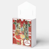 Cajita para regalo de navidad, Santa Claus フェイバーボックス (オープン)