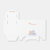 Cajita personalizada Hipopótamo Gris フェイバーボックス (折り畳みなし)