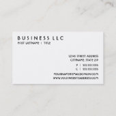 cajun. 名刺 (裏面)