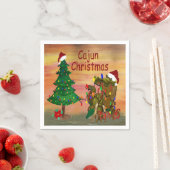 Cajun Christmas Holiday party スタンダードカクテルナプキン (インサイチュ)