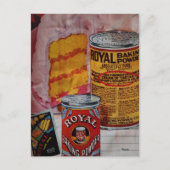 Cake and Baking Powder Collage ポストカード (正面)