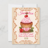 Cake Anyイベント マグネット招待状 (正面)