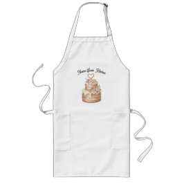 Cake Apron - Custom Name Baker Gift ロングエプロン