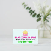 Cake Bakery Logo & Slogan | Professional Company 名刺 (スタンド正面)