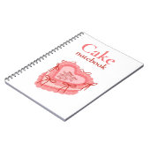 Cake Baking Journal for Favorite Recipes ノートブック (左側)