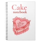 Cake Baking Journal for Favorite Recipes ノートブック (正面)