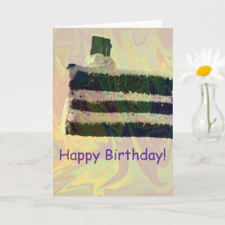 Cake Birthday Card カード