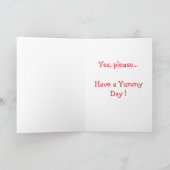 Cake? Capybara Birthday Celebration Greeting Card カード (内部)