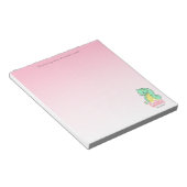 Cake (Cat + Snake) Pink Notepad ノートパッド (アングル)