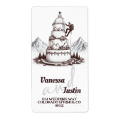 Cake Climbers Wedding ラベル (正面)