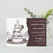 Cake Climbers Wedding 招待状 (スタンド正面)