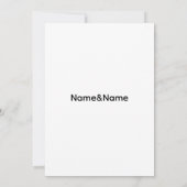 Cake Couple Invitation 招待状 (裏面)