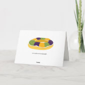 Cake Fat火曜日幸せな謝肉祭王 カード (裏面)